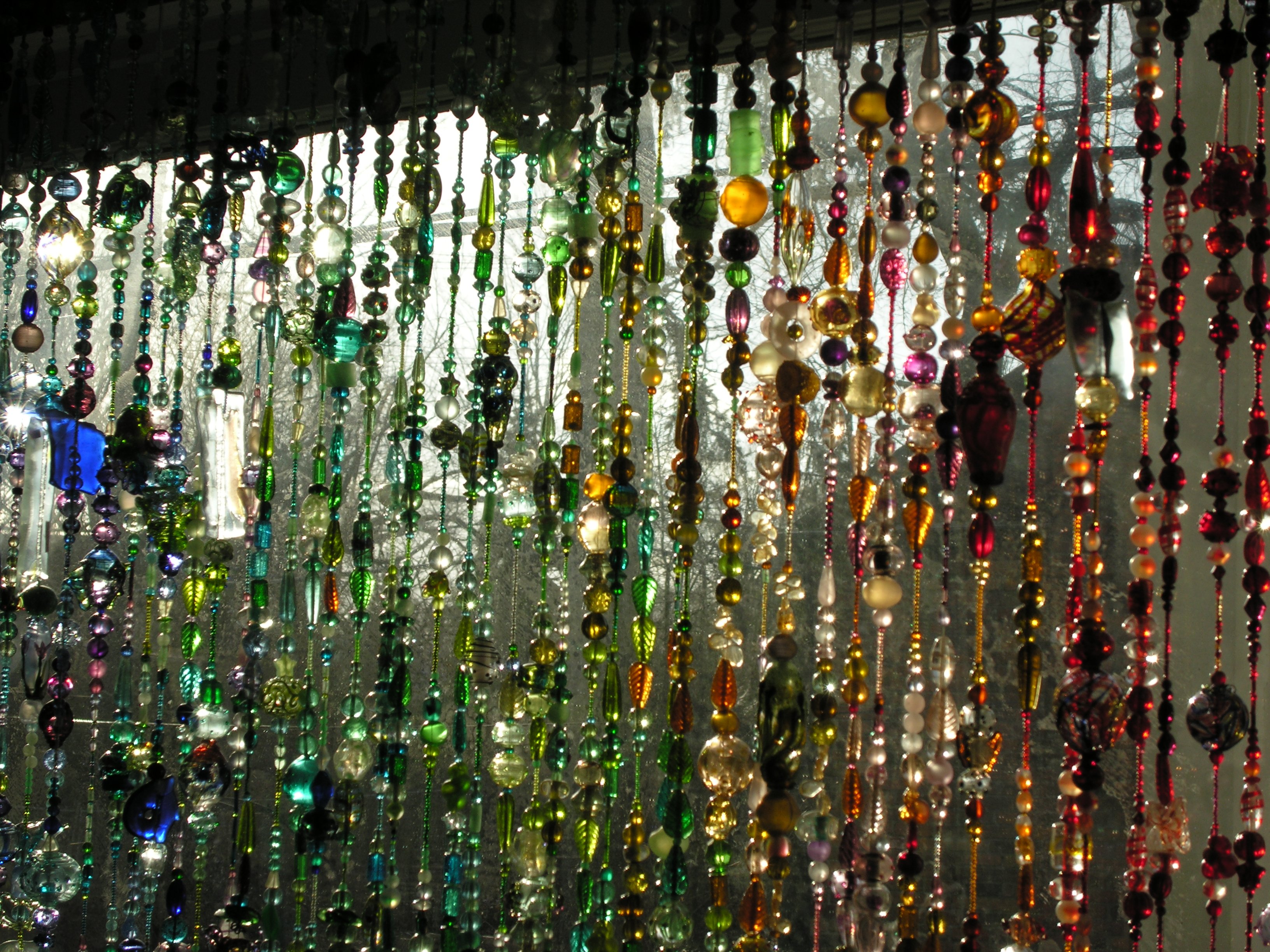 Bead Curtain Redux Slanting Shot Of The Curtain I Think It S Kind Cool